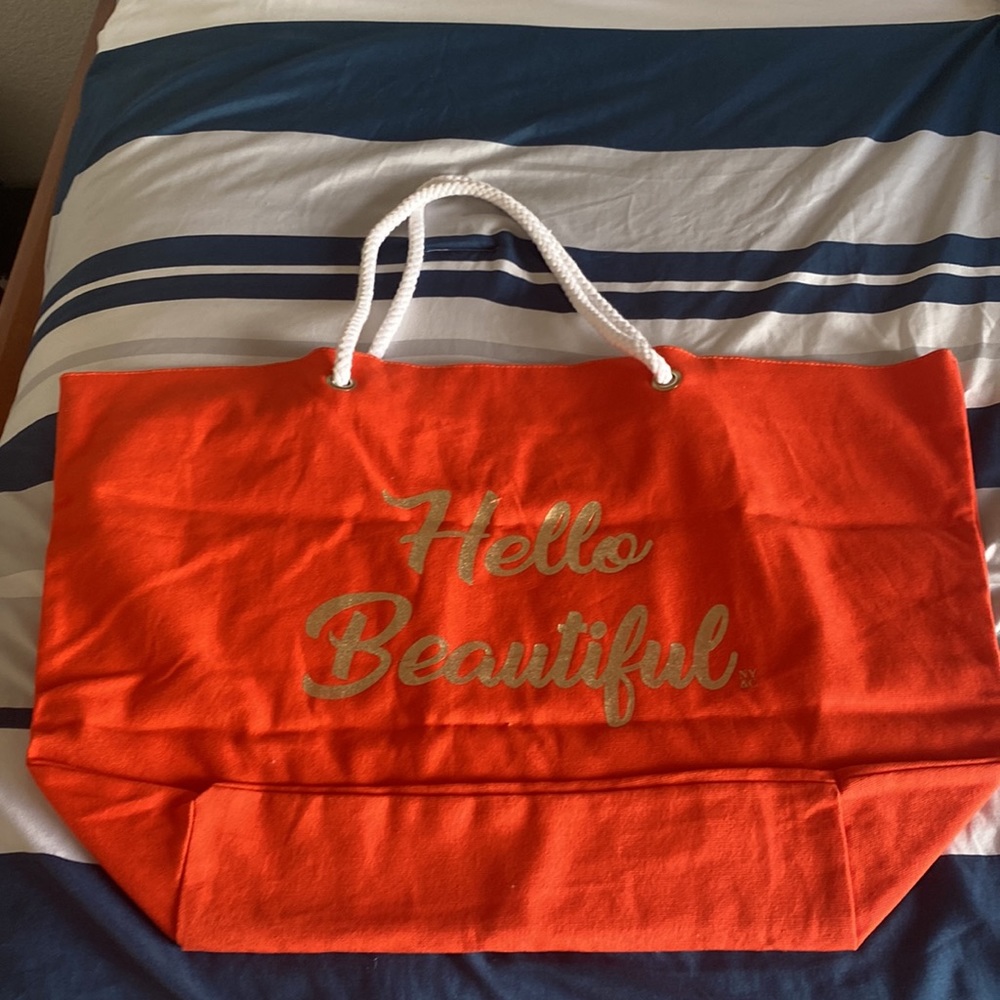 “Hello Beautiful” Beach Tote!